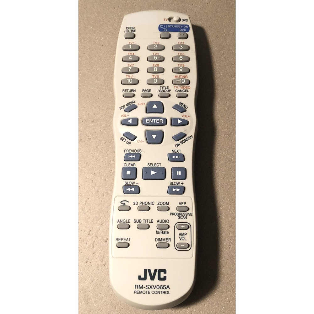 JVC RM-SXV065A Replacement Remote Original OEM - Tested